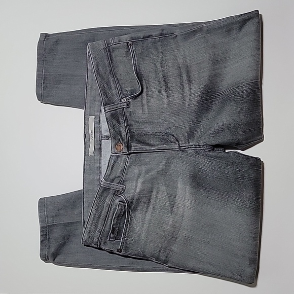 Joe's Skinny Chelsea Jeans Denim Mid Rise Cropped Ludwig Gray Faded Stretch 31 - Picture 7 of 15